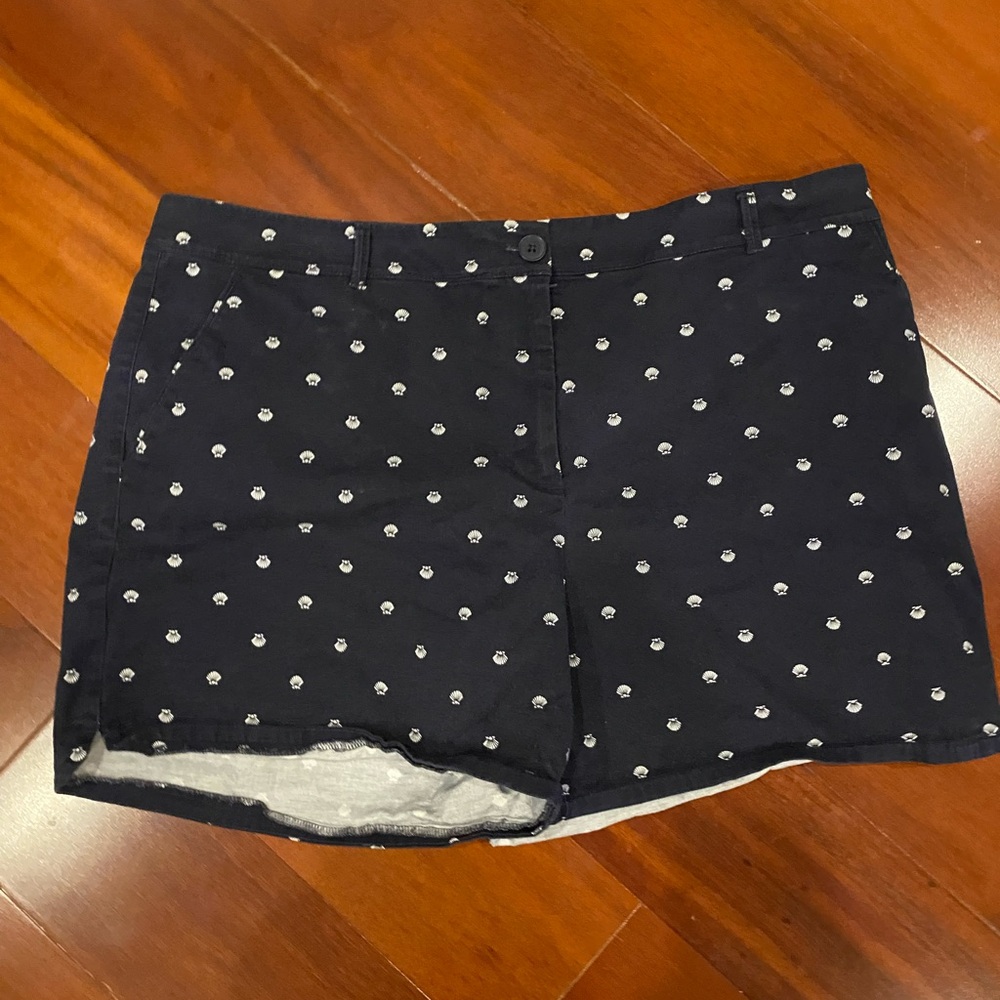 Women's Blue seashell  Shorts